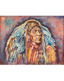 painting of native american indian