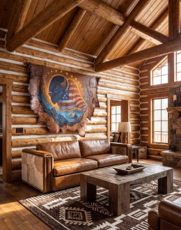 American Bison Painting