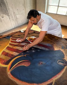 American Bison Painting