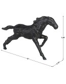 small metal horse sculpture