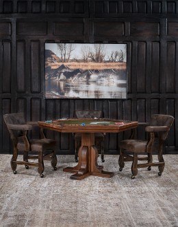 Black Walnut Poker Game Table