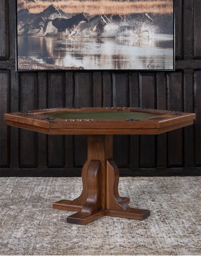 Black Walnut Poker Game Table