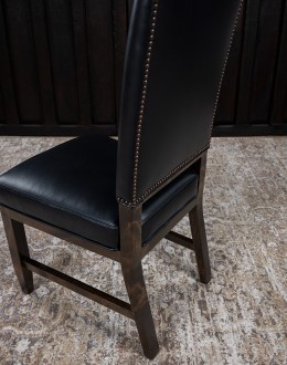 Sundance Midnight Leather Dining Chair