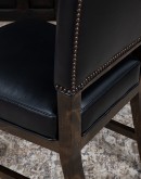 Sundance Midnight Leather Dining Chair Sundance Midnight Leather Dining Chair