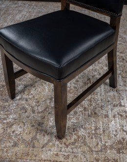 Sundance Midnight Leather Dining Chair