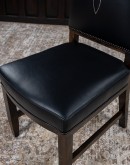 Sundance Midnight Leather Dining Chair Sundance Midnight Leather Dining Chair