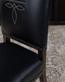 Sundance Midnight Leather Dining Chair Sundance Midnight Leather Dining Chair