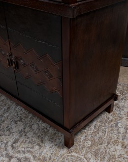 Cortez Leather Panel Buffet