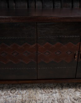 Cortez Leather Panel Buffet