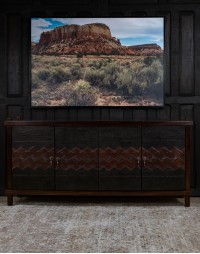 Cortez Leather Panel Buffet