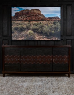 Cortez Leather Panel Buffet