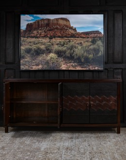 Cortez Leather Panel Buffet