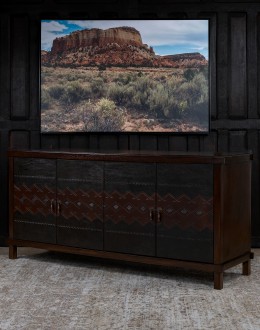 Cortez Leather Panel Buffet