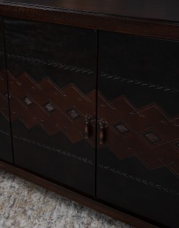 Cortez Leather Panel Buffet