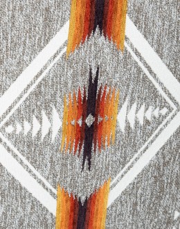 Cordova Dining Chair southwestern style dining chair with fabric and leather seat cushion