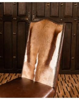Impala Dining Chair dining chair with deer hide