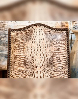Ivory Croc Dining Chair