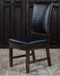 Sundance Midnight Leather Dining Chair