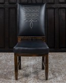 Sundance Midnight Leather Dining Chair