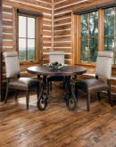 Copper Top Round Dining Table Copper Top Round Dining Table