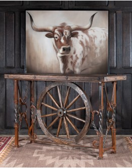 Pioneer Wagon Wheel Pub Table Pioneer Wagon Wheel Pub Table
