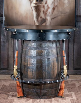 Rifleman Barrel Pub Table