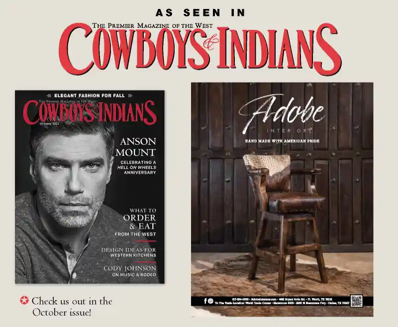 Cowboy Indians Magazine Aryanna Barstool