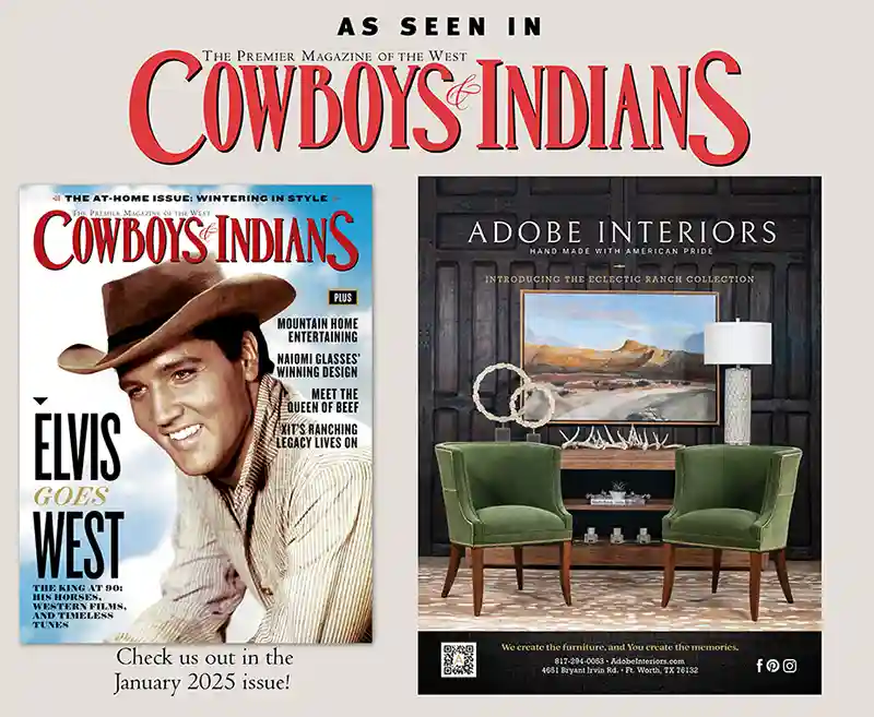 Cowboys Indians Magazine Texas Sage Chair