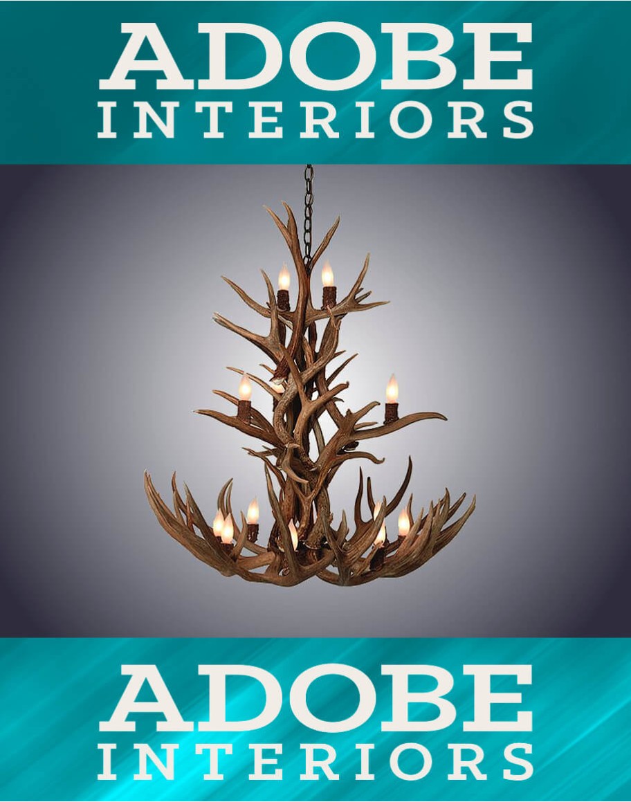 high quality mule deer antler chandelier