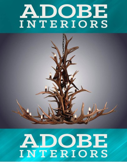 20 Light Elk Cascading Antler Chandelier 20 Light Elk Cascading Antler Chandelier