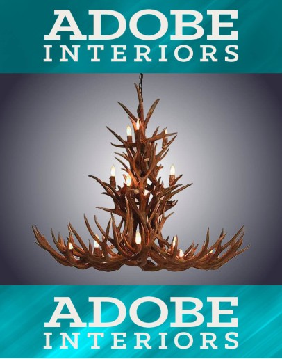 20 Light XXXL Cascade Mule Deer Antler Chandelier 20 Light XXXL Cascade Mule Deer Antler Chandelier