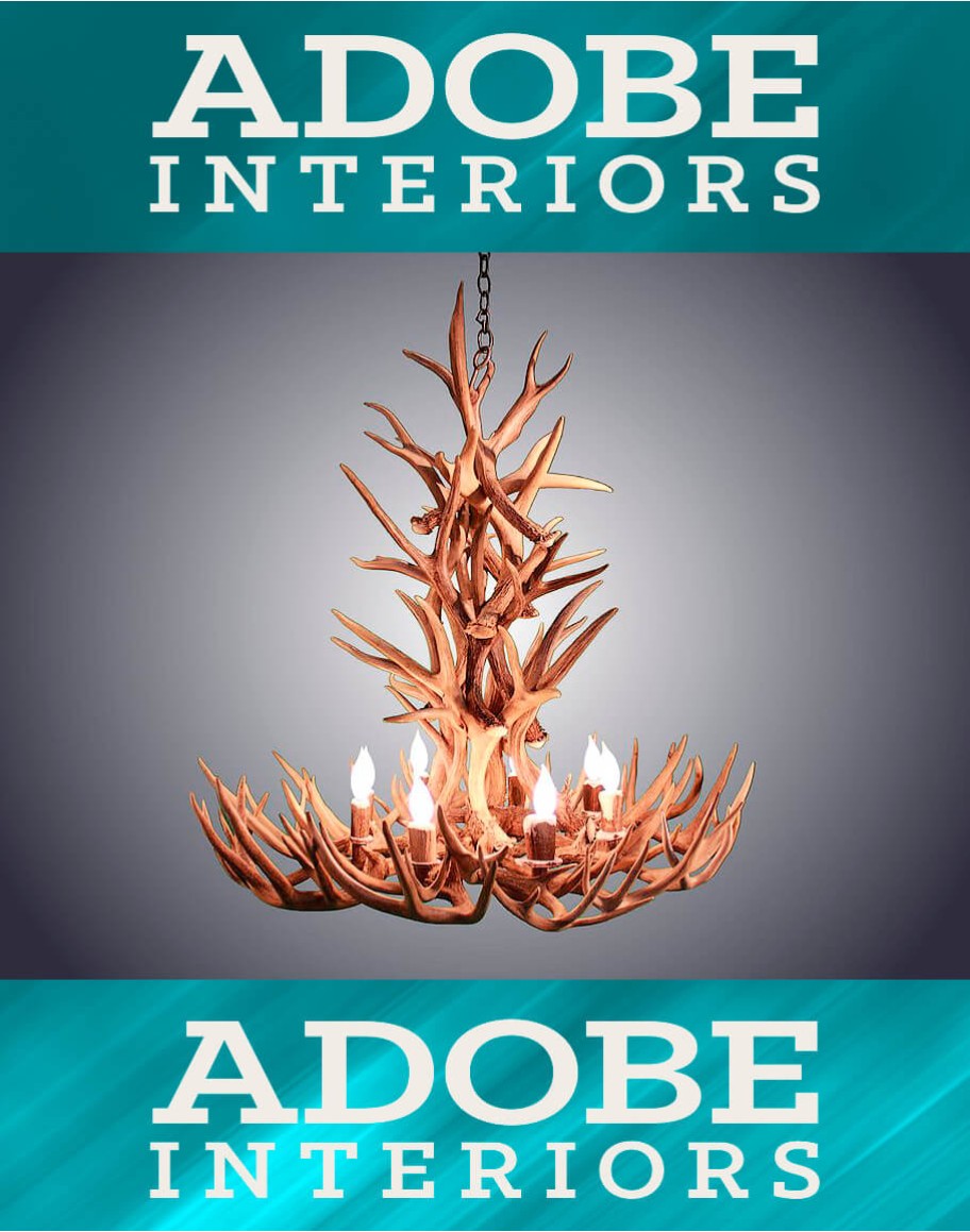upscale antler chandeliers