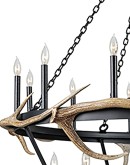 Two Tier Marla With Antler Chandelier Two Tier Marla With Antler Chandelier