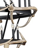 Two Tier Marla With Antler Chandelier Two Tier Marla With Antler Chandelier