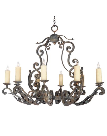 10 Light Princess Chandelier best hand forged iron chandeliers
