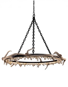 Axis Quartz Halo Chandelier