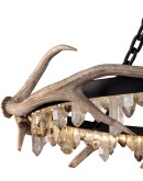 Axis Quartz Halo Chandelier