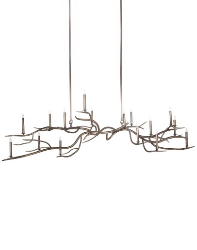Desert Branch Hand Forged Iron Chandelier
