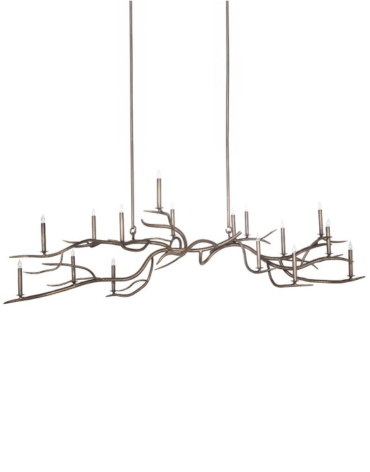 Desert Branch Hand Forged Iron Chandelier