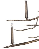 Desert Branch Hand Forged Iron Chandelier