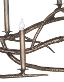 Desert Branch Hand Forged Iron Chandelier