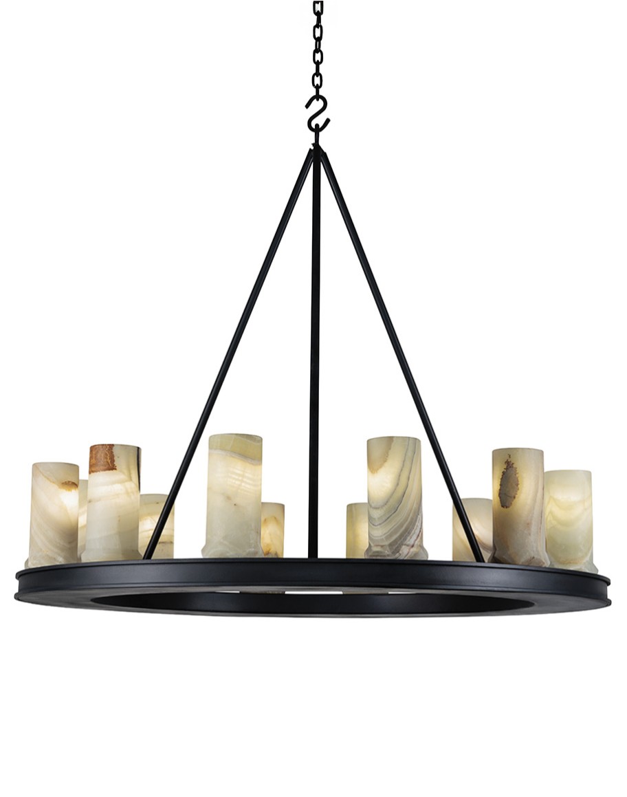 Desert Rock Halo Chandelier