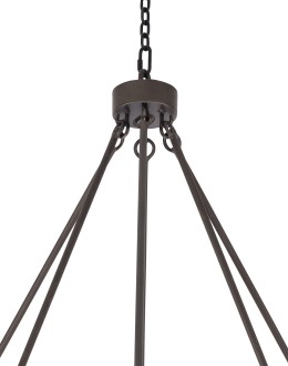 Double Tier Drover’s Circle Hand Forged Iron Ring Chandelier Double Tier Drover’s Circle Hand Forged Iron Ring Chandelier