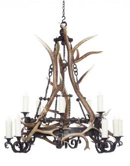 Lori With Antlers Chandelier