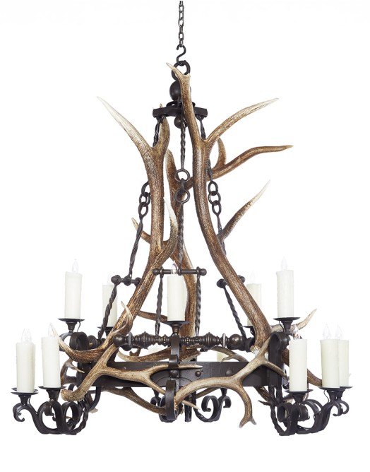 Lori With Antlers Chandelier