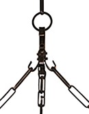 One Tier Iron Ring Chandelier One Tier Iron Ring Chandelier