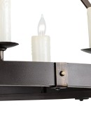 Stampede Leather Strap Chandelier