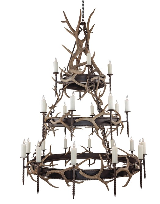 3 Tier Antler Chandelier