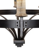 3 Tier Round Iron Chandelier