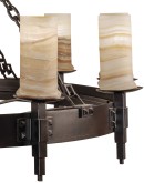 3 Tier Round Iron Chandelier